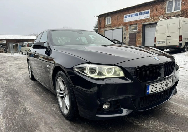 BMW Seria 5 cena 90100 przebieg: 222000, rok produkcji 2015 z Szczecin małe 106
